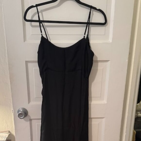 NWT J.Crew Natasha Slip Dress Black Size 6 - Picture 7 of 8